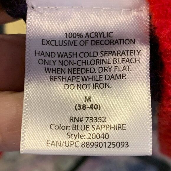 Jolly Sweater Men's Unisex Ugly Christmas Sweater Hunter orange Santa M … - Picture 11 of 12